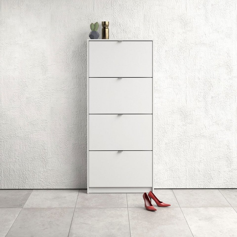 Home affaire Schuhschrank Shoes mit vier Klappen, in verschiedenen  Farbvarianten erhältlich, Home affaire – Landhausmöbel von vintage bis  modern