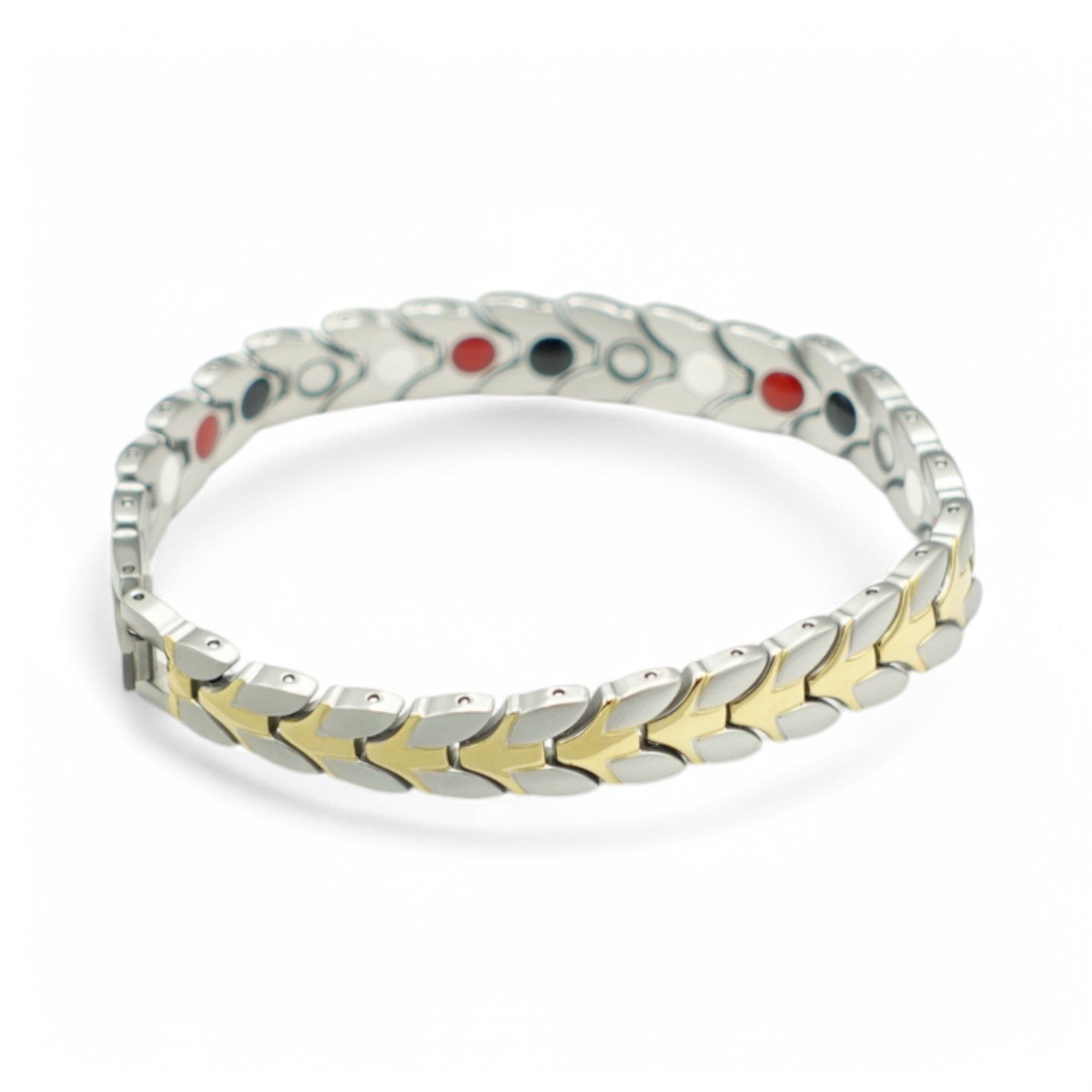 Eyecatcher Armkette Magnet Kettenarmband in Silber Gold. Kettenglieder (kei günstig online kaufen