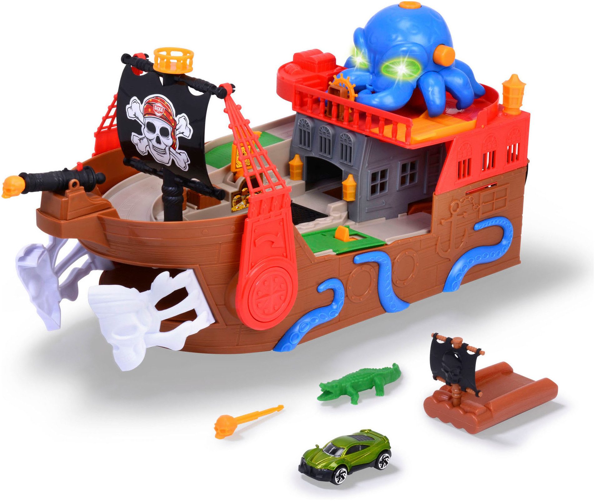 Dickie Toys Spielzeug-Boot Piratenboot, mit Licht und Sound günstig online kaufen