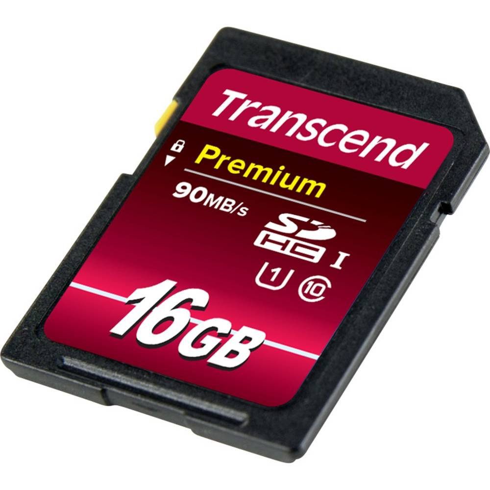 Transcend SDHC Karte 16GB Premium Class 10 UHS-I TS16GSDU1 Speicherkarte