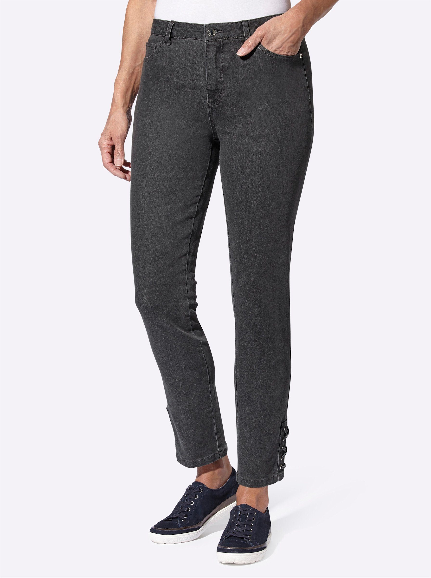 Bequeme Jeans Jeans leicht vertieft