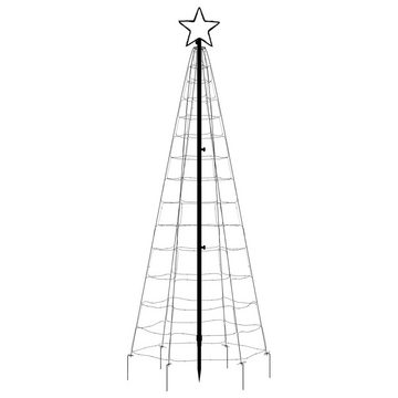 vidaXL Christbaumschmuck LED-Weihnachtsbaum mit Erdspießen 220 LEDs Warmweiß 180 cm (1-tlg)