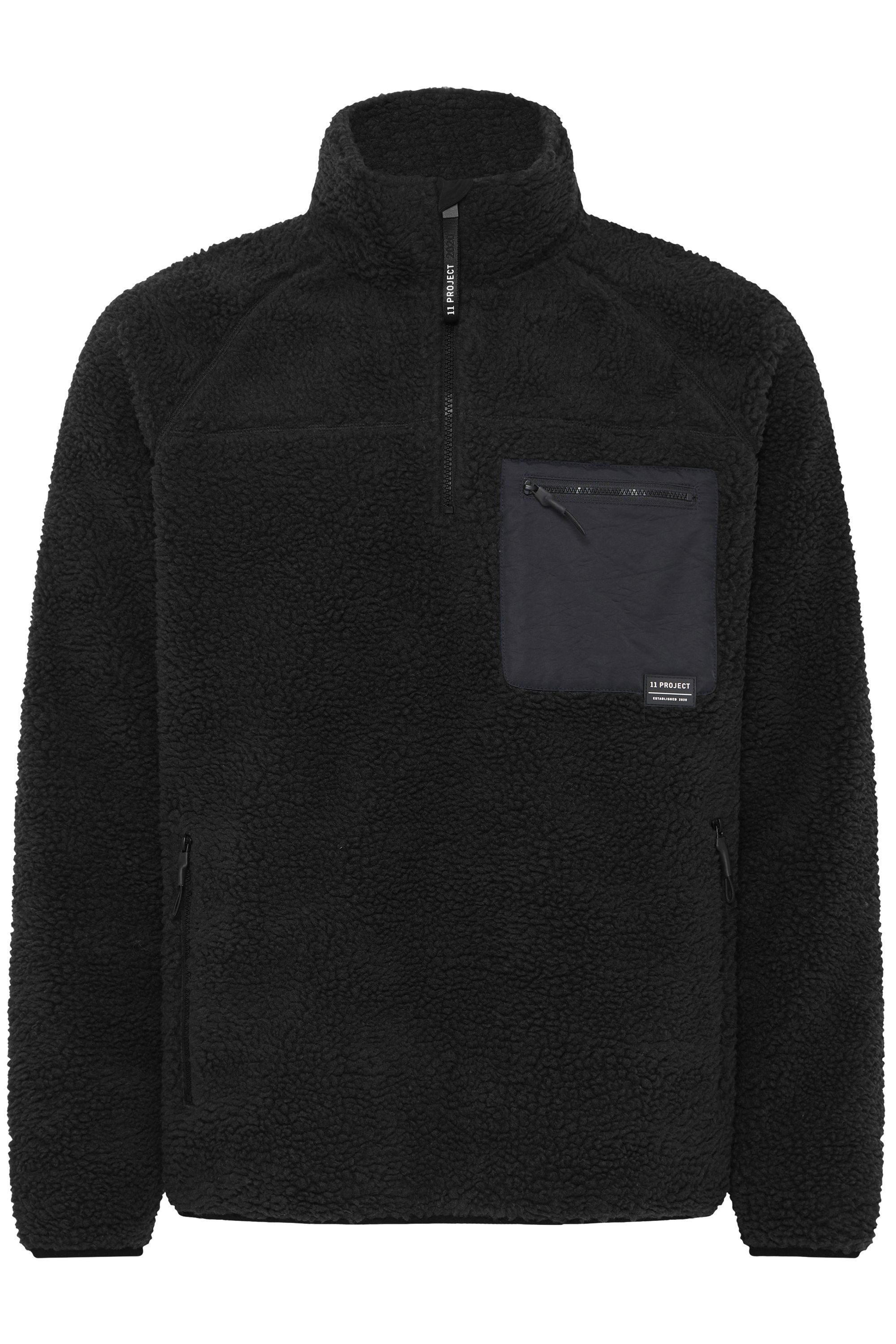 11 Project Trainingsjacke SDHprromel Praktischer Fleecepullover mit Reißver günstig online kaufen