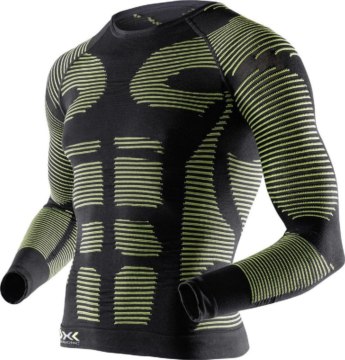 X-Bionic Langarmshirt Precuperation Shirt Long Sleeves gelb/schwarz Herren