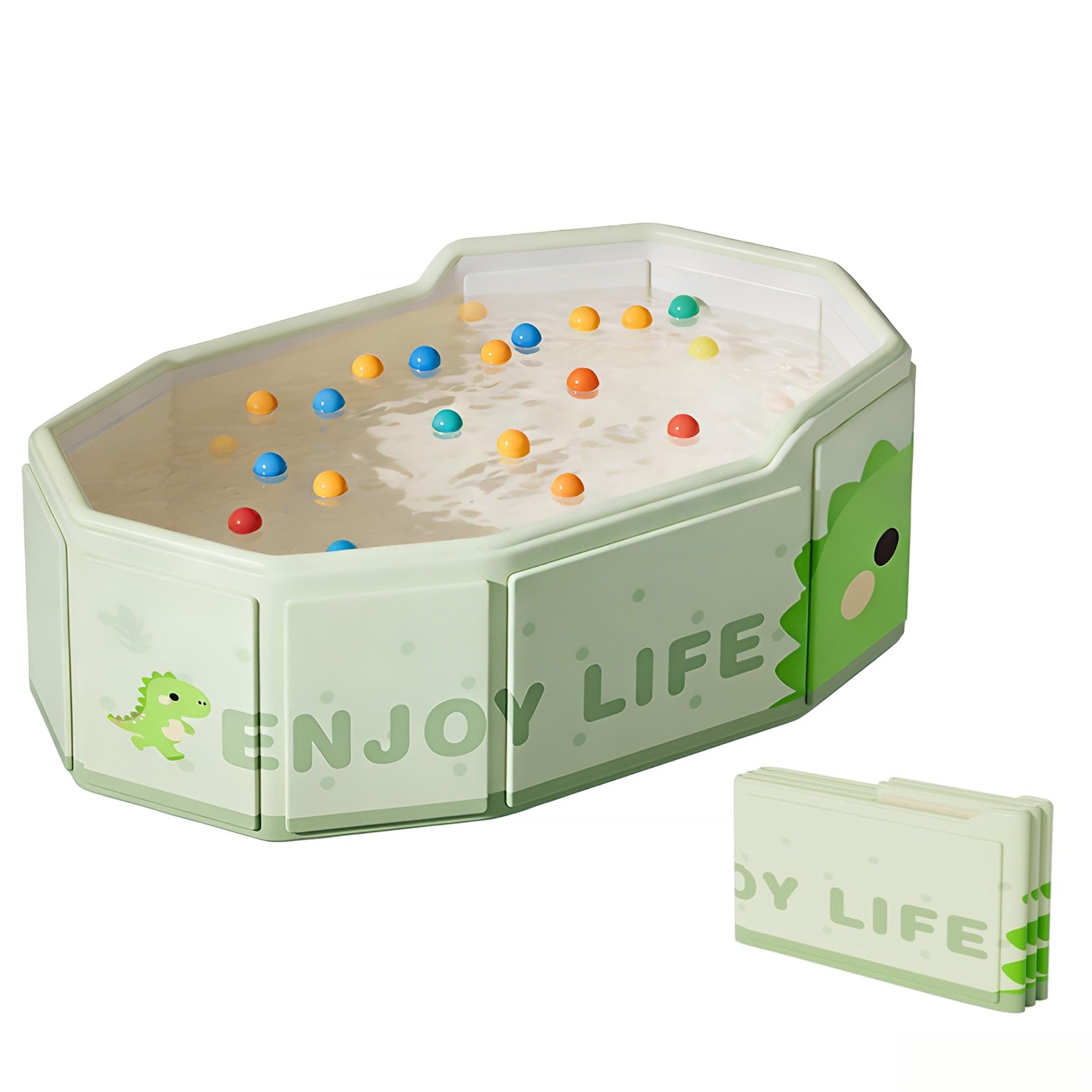 Toomoke Babybadewanne Faltbare Badewanne für Kinder,Tragbares Waschbecken,75 x 45 x 23cm, (mit 28 cm Rückenlehne,für Neugeborene und Kleinkinder), BPA-frei, Rutschfest,Sicher,umweltfreundliches PVC