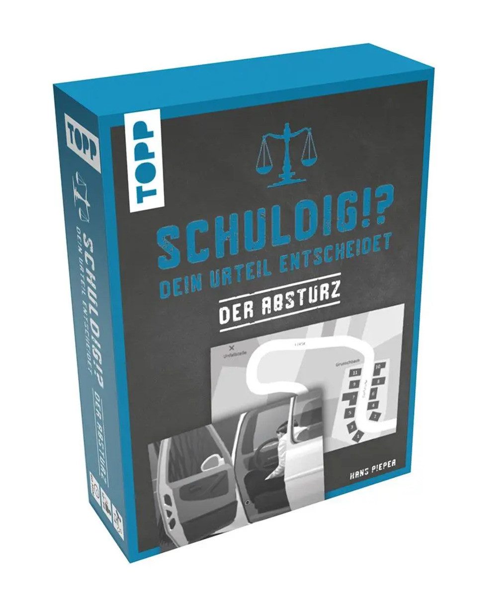 frechverlag Spiel Schuldig?! Dein Urteil entscheidet - Der Absturz. Krimispiel in 50...