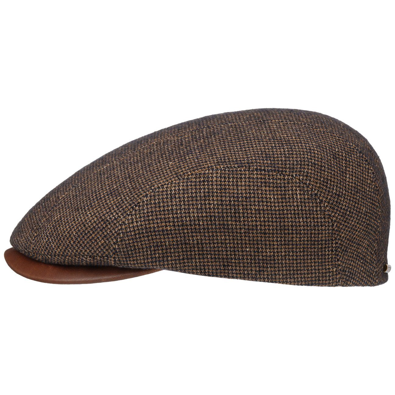 Stetson Flat Cap (1-St) Schirmmütze mit Schirm, Made in the EU
