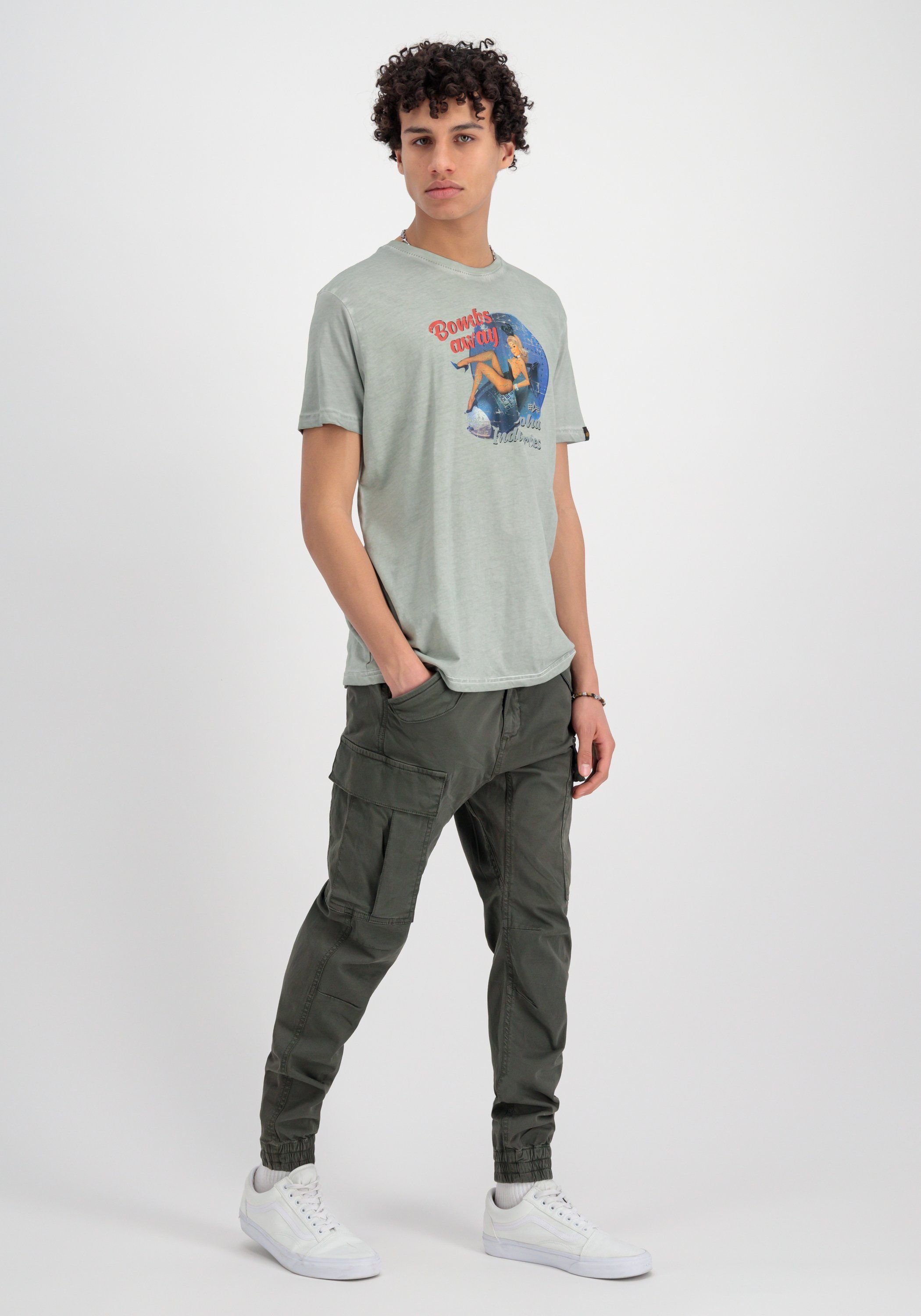 Alpha Industries T-Shirt Alpha - T-Shirts Art Men Industries green T-Shirt Nose