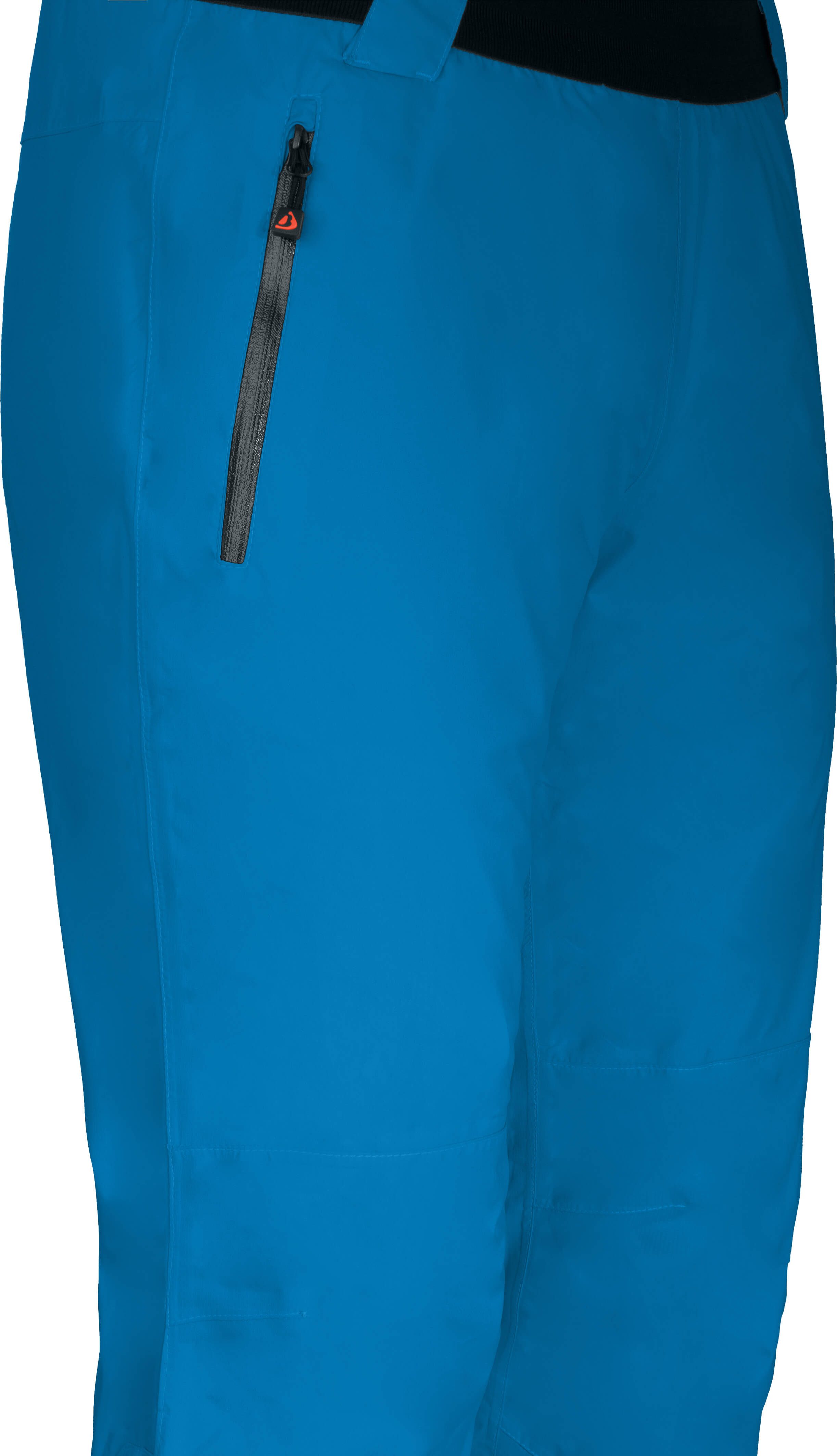Bergson Regenhose VARKAUS Thermo Herren (Über) Regenhose, leicht wattiert, 12000 mm Wassersäule, Kurz