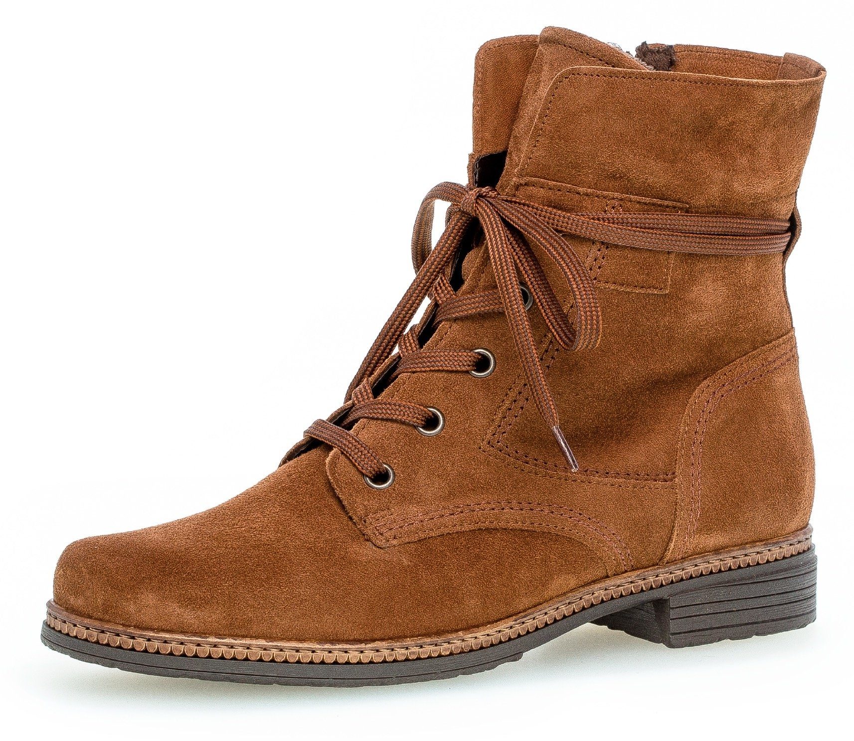 Gabor Schnürboots, Blockabsatz, Schnürstiefelette mit schaftumwickelenden günstig online kaufen