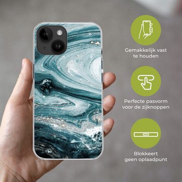 MuchoWow Handyhülle Marmor - Mineralien - Naturstein, Handyhülle Telefonhülle Apple iPhone 14