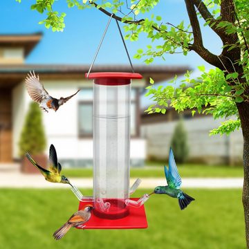 LifeImpree Futterhaus Kolibri-Futterstation, Vogelfutterspender für Vögel im Freien, Gartendekoration im Freien