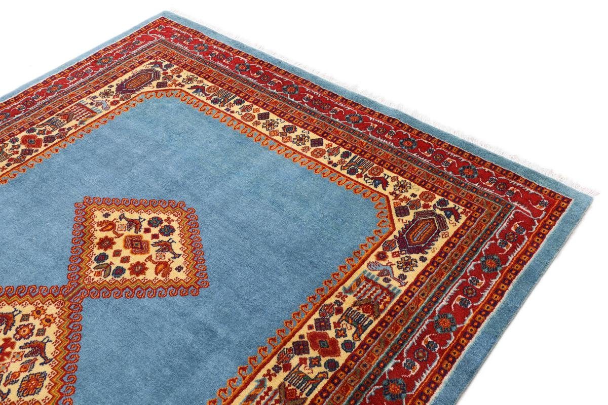 Orientteppich Ghashghai 164x241 mm Trading, Perserteppich, 12 / Handgeknüpfter Orientteppich Nain rechteckig, Höhe