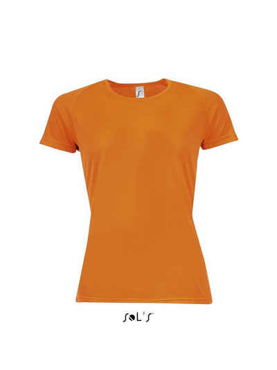 SOLS Trainingsshirt SOL'S Damen Sport T-Shirt Funktionsshirt Fitness Baumwolle Shirts