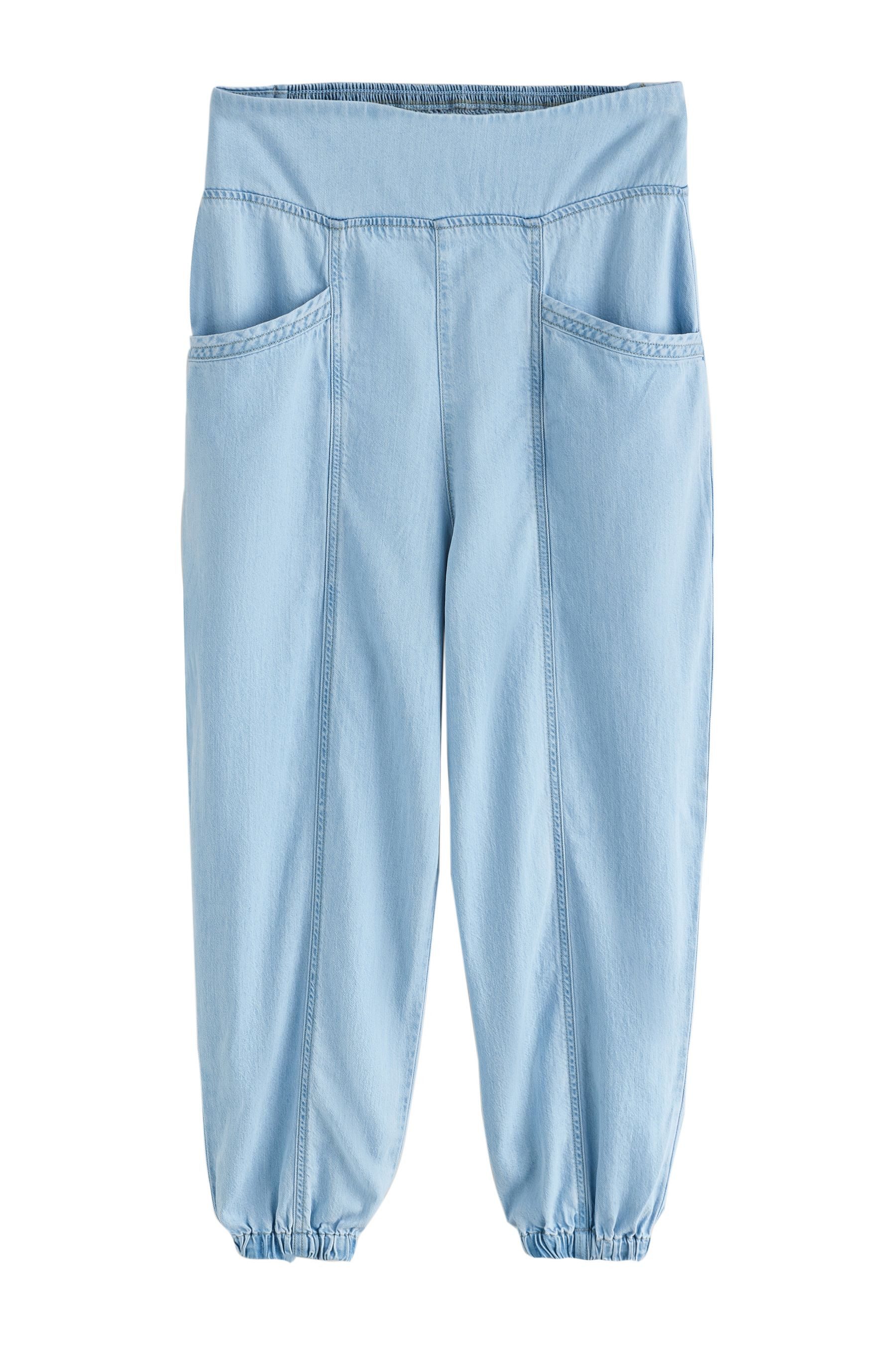 Next Haremsjeans Leichte Denim-Haremshose aus Lyocellgemisch (1-tlg)