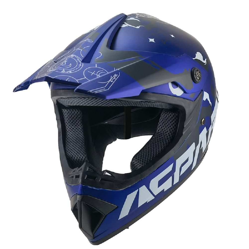 FunSport-Factory Motocrosshelm Spark Kinder Crosshelm Motocross Helm Kinder Motorradhelm Offroad