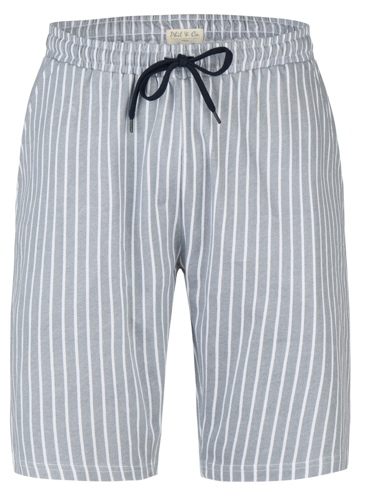 Phil & Co. Pyjamashorts Herren Pyjamahose kurz modisch (1-tlg) Baumwolle