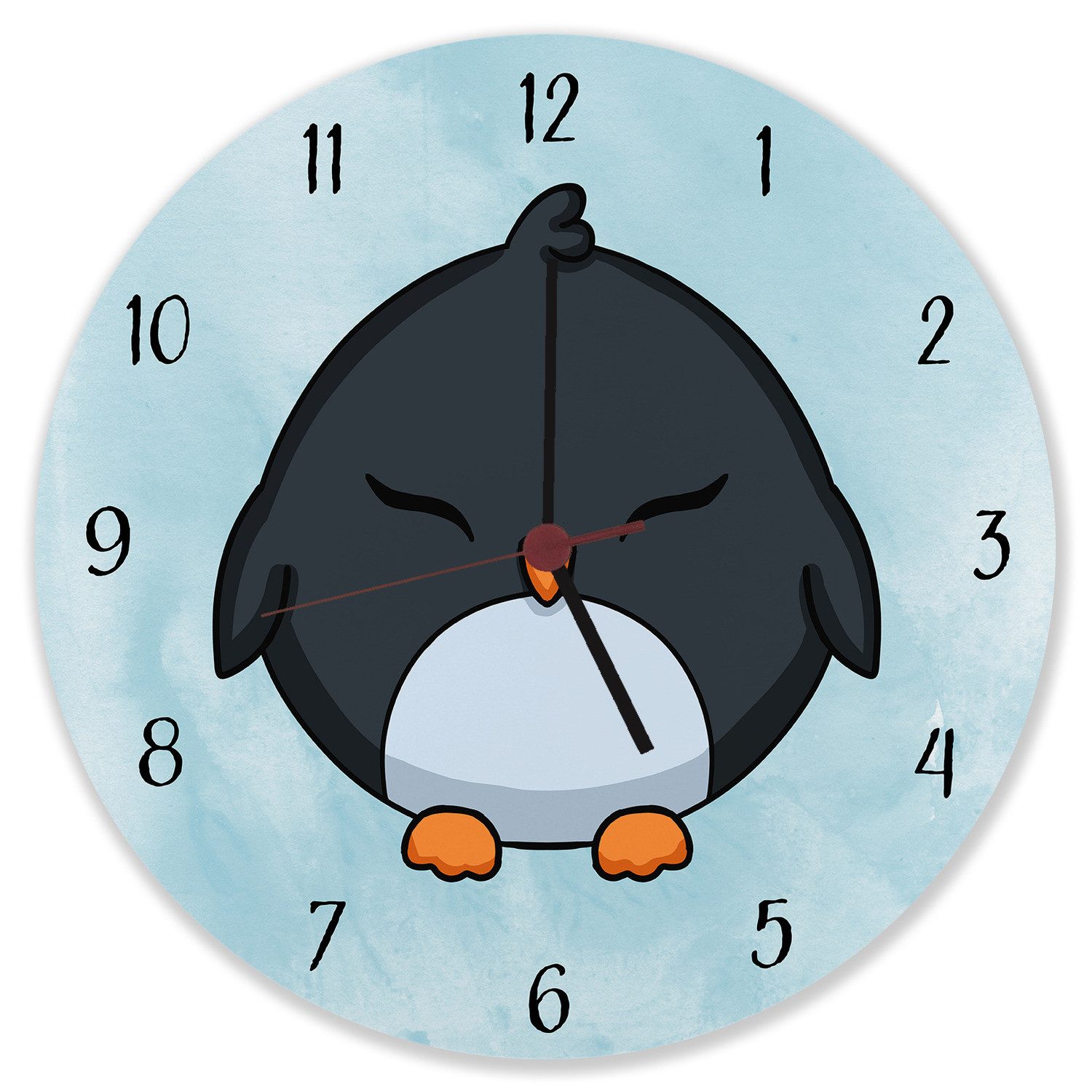 speecheese Wanduhr Pinguin Kinder Wanduhr aus günstig online kaufen