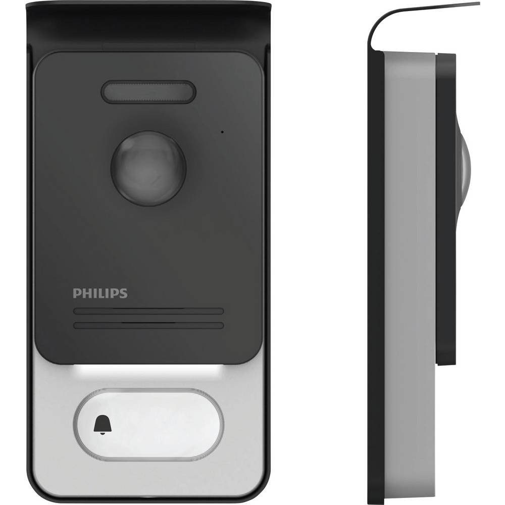 Philips Video-Türsprechanlage Aussenstation-WelcomeEye Outdoor-DES 9900 531006 (Beleuchtetes Namensschild)