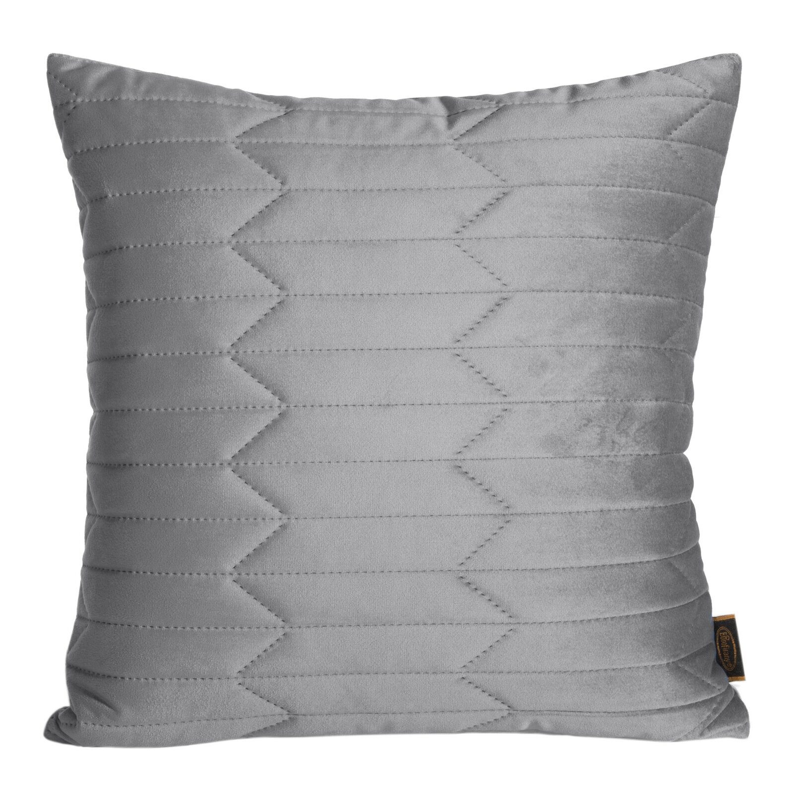 Eurofirany Kissenbezüge Exklusive Kissenhülle SOFIA, Samtoptik, gesteppt, 45x45 cm 50x70 cm, 250 g/m², mit Reißverschluss