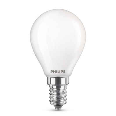 Philips Philips LED E14 G45 Tropfen 4,3W = 40W 470lm 230V Kaltweiß 4000K LED-Leuchtmittel, E14, Kaltweiß