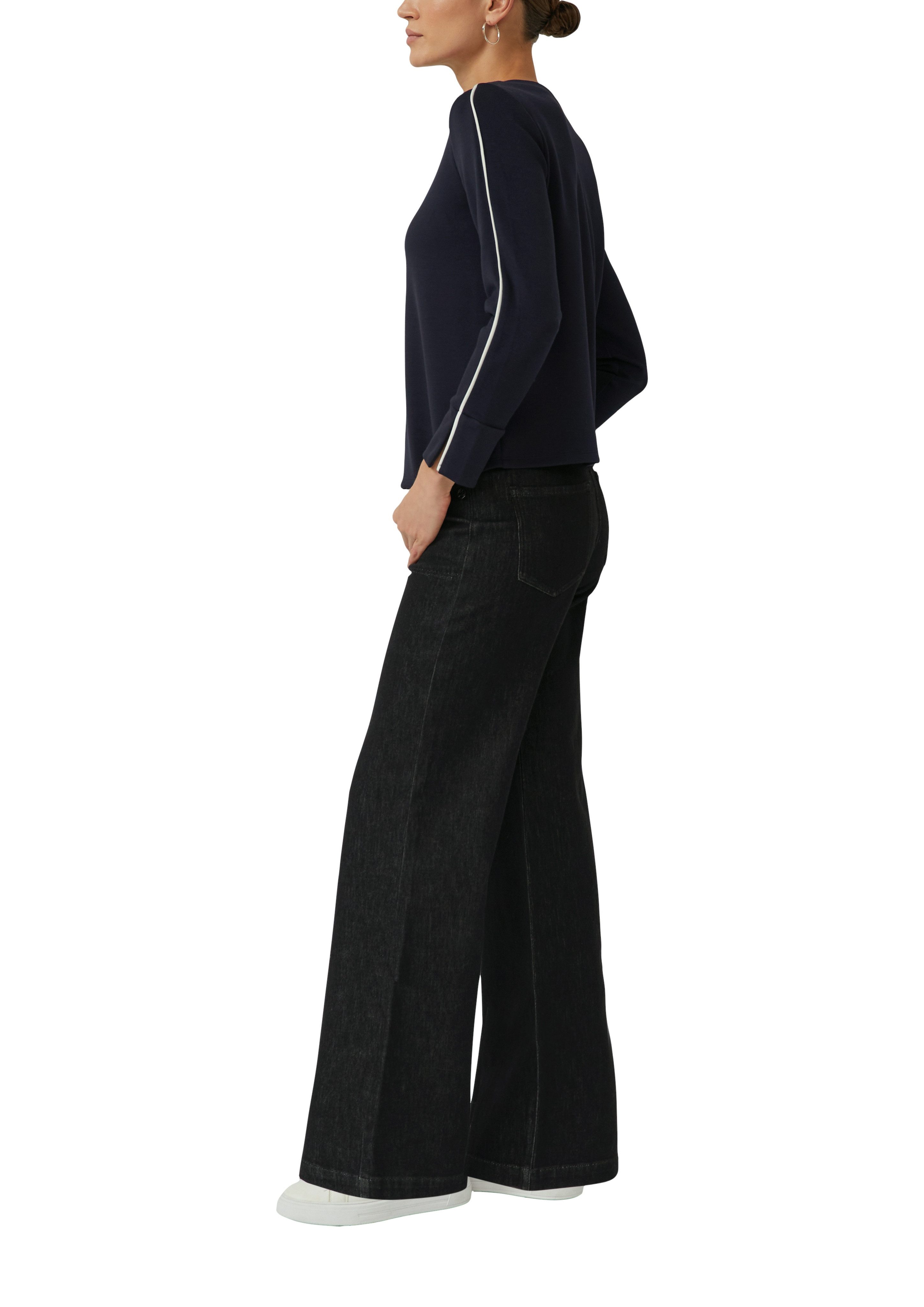 s.Oliver BLACK LABEL Sweatshirt U-Boot Ausschnitt