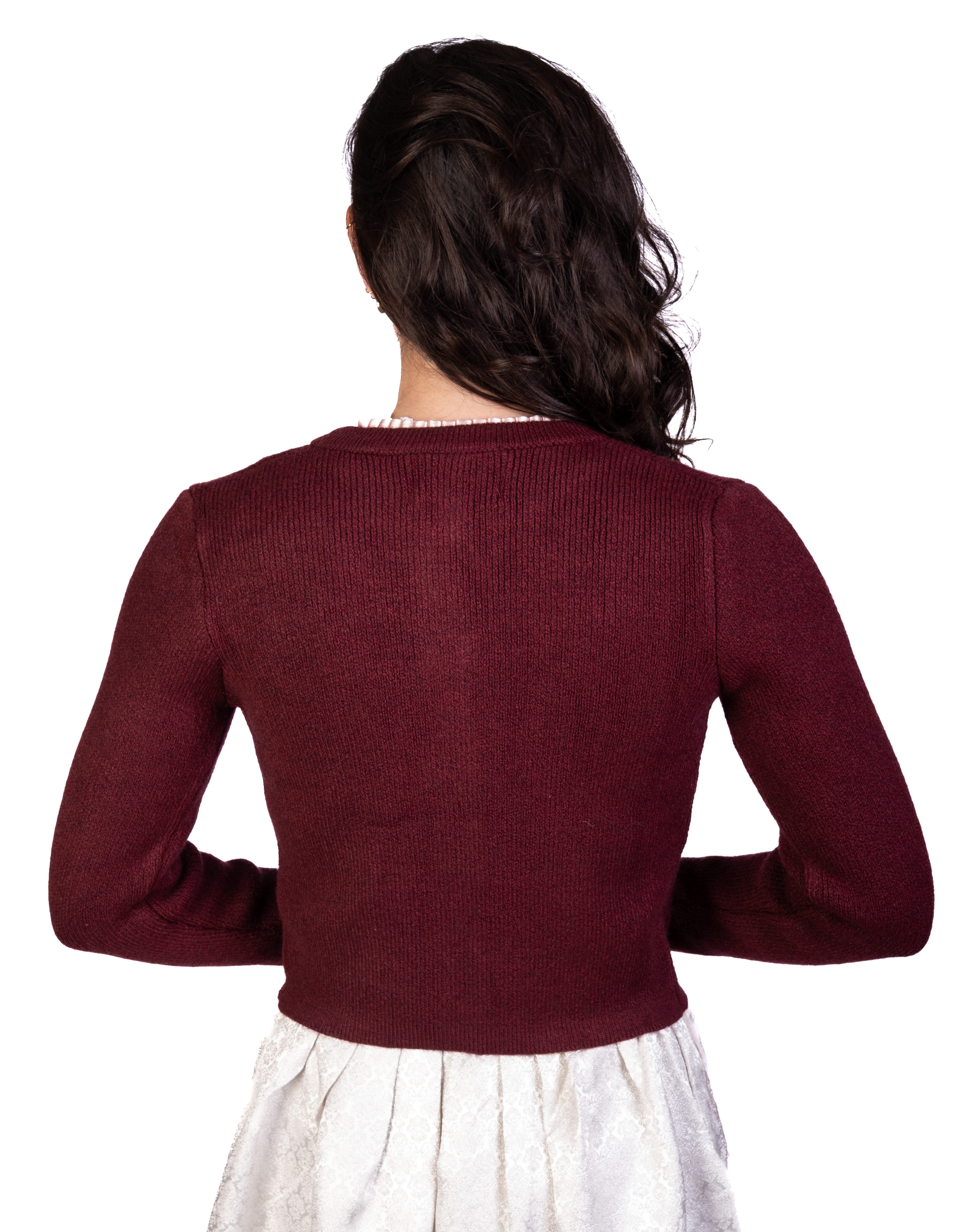 Trachtl Trachtenjacke Jacke - Trachtl Rosi Weinrot 44
