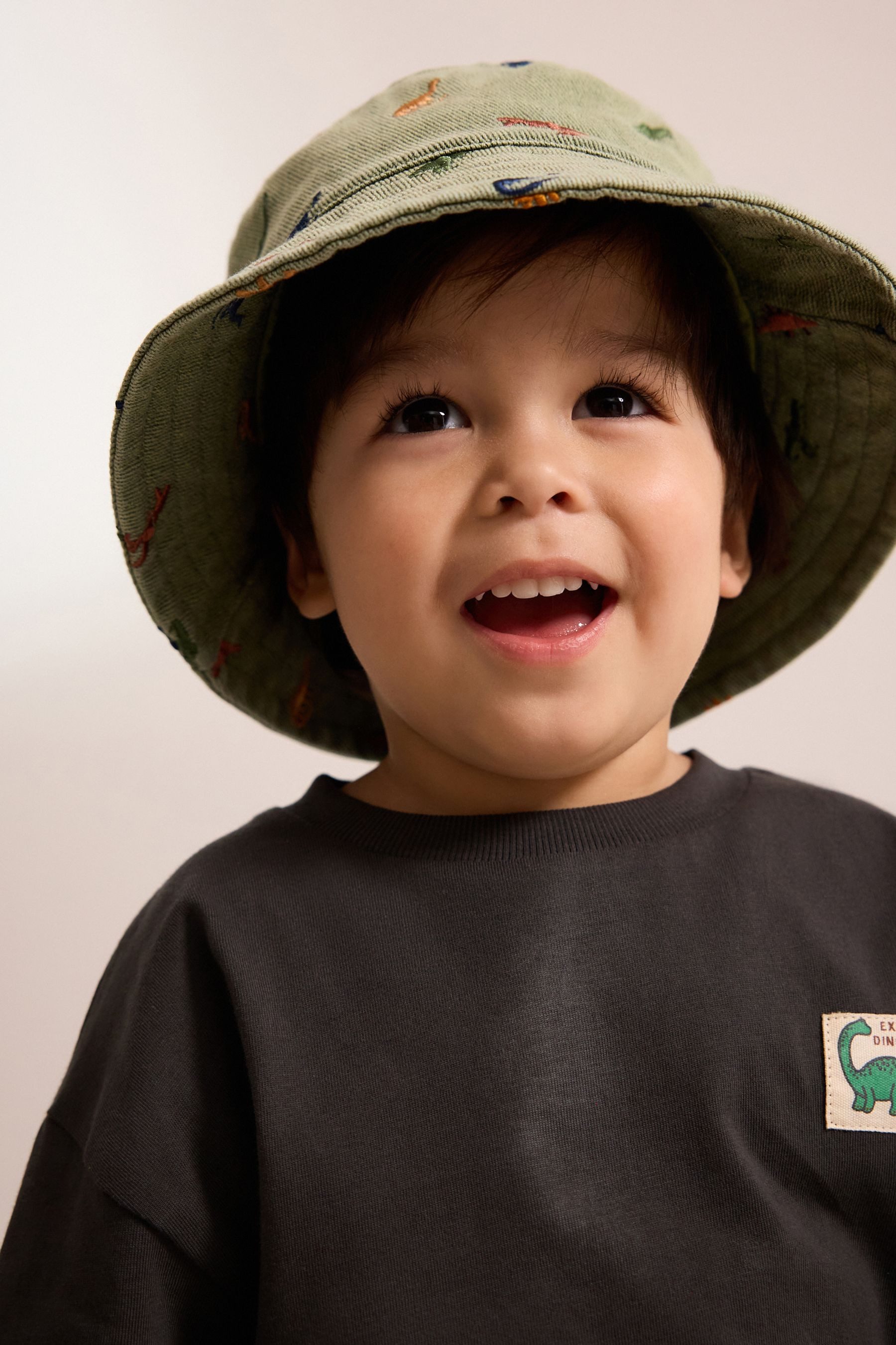 Next Fischerhut Fischerhut mit Stickerei, Dinosaurier (1-St)