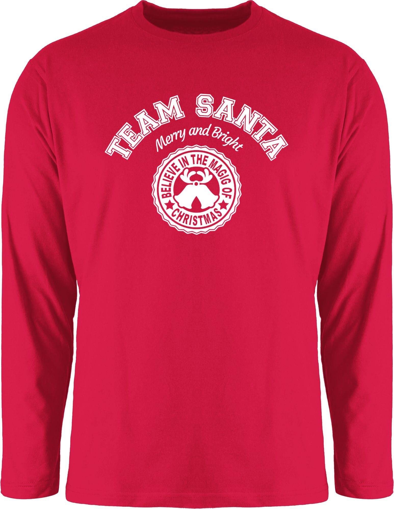 Shirtracer Rundhalsshirt Team Santa - Merry günstig online kaufen