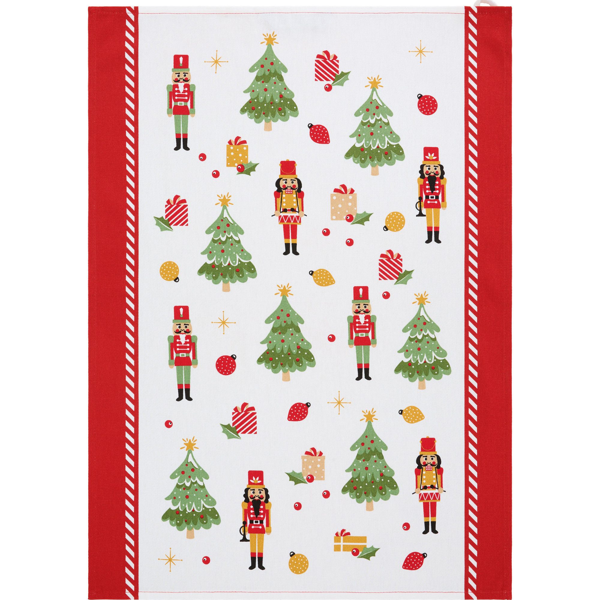 Erwin Müller Geschirrtuch Geschirrtuch "Nussknacker" 3er-Pack, Baumwolle Mo günstig online kaufen