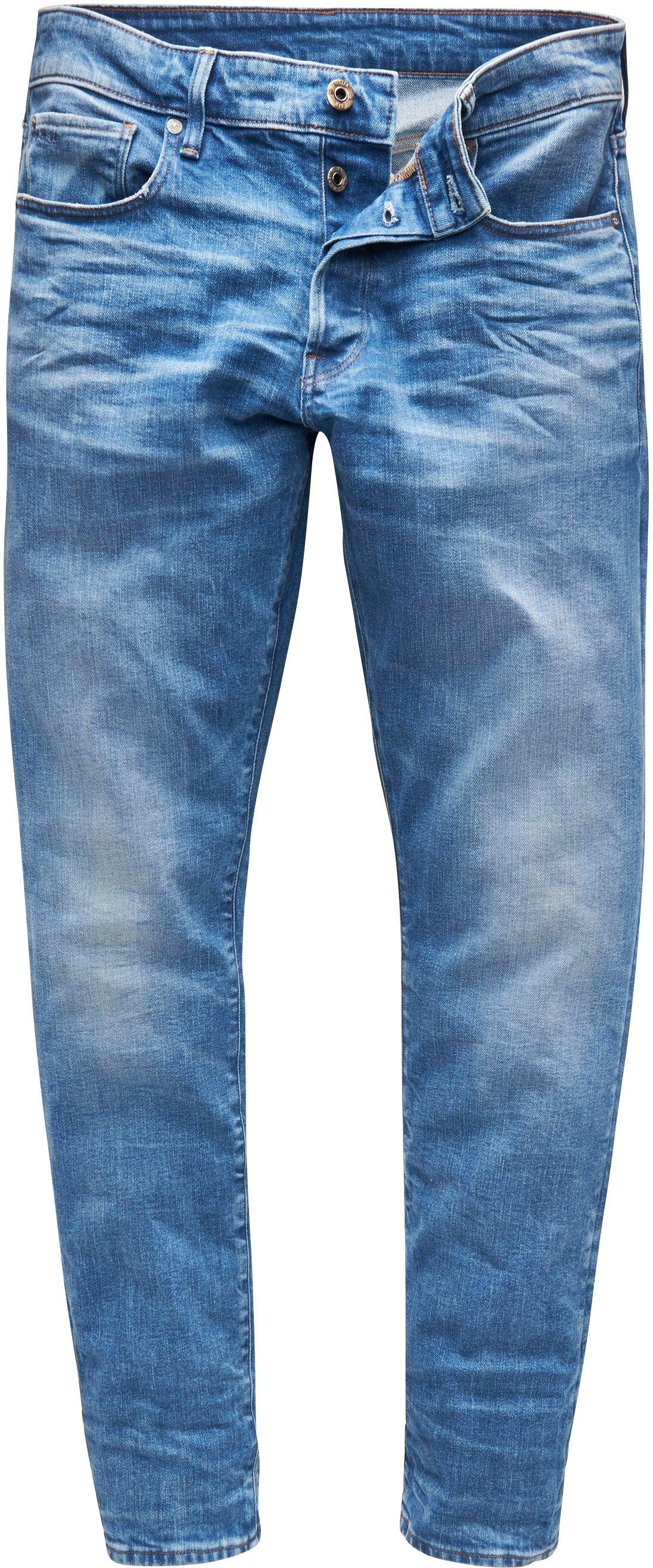 worn in azure