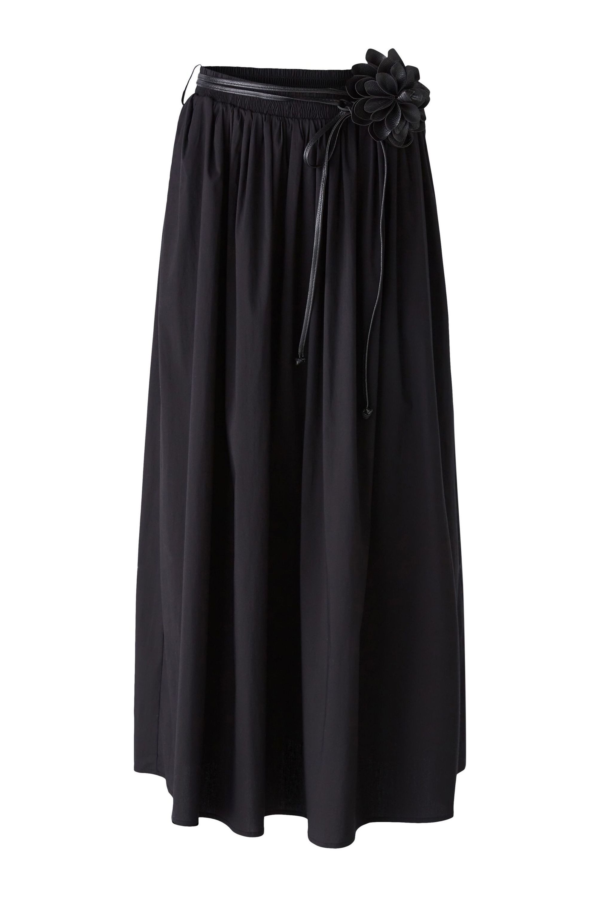 Oui Damen Maxirock A-Shape - Bequemer Schlupfrock Mit Gummibund