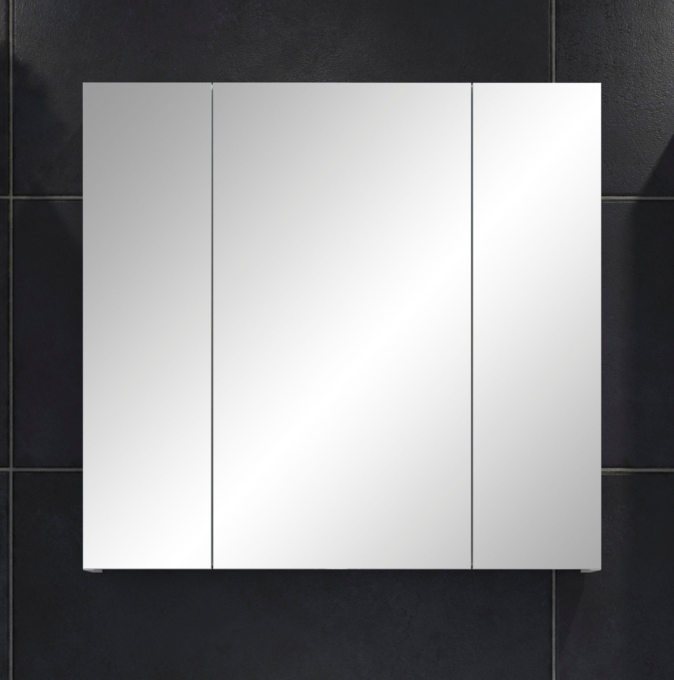 welltime Spiegelschrank Dormoletto Badmöbel, Breite 80 cm, Pflegeleichte  Oberfläche