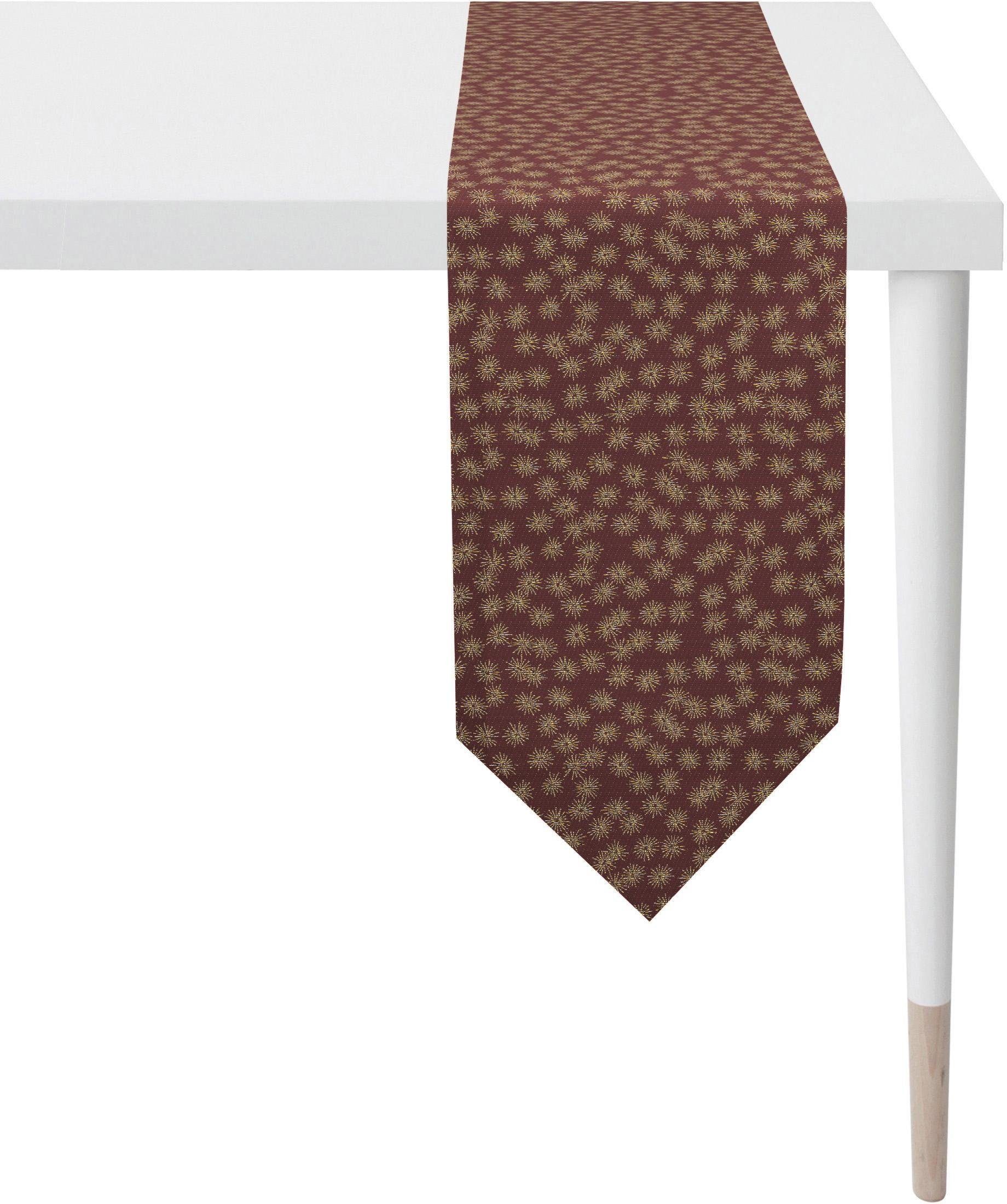APELT Tischband 1501 Christmas Elegance, Weihnachtsdeko, Weihnachten (1-tlg), Lurex-Jacquardgewebe