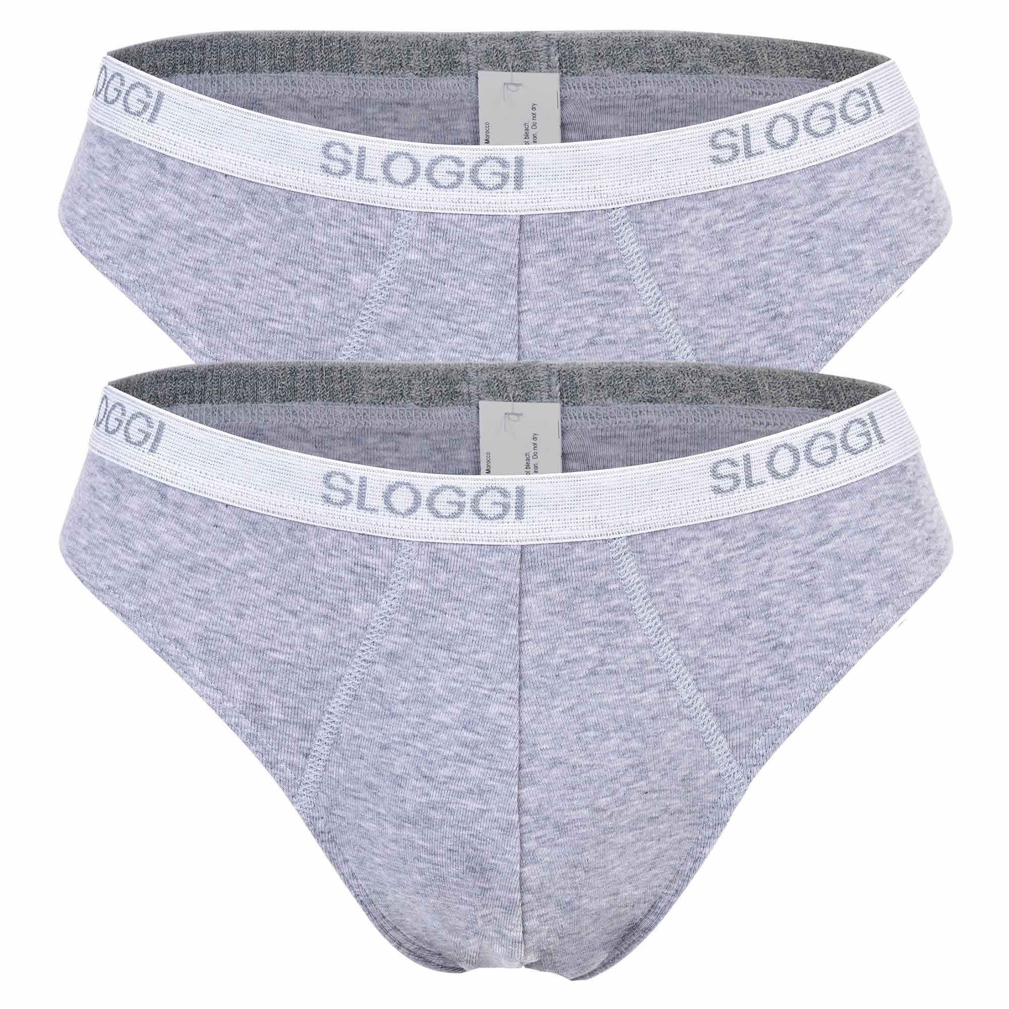 sloggi Slip Herren Slips, 2er Pack Basic Mini, Unterwäsche