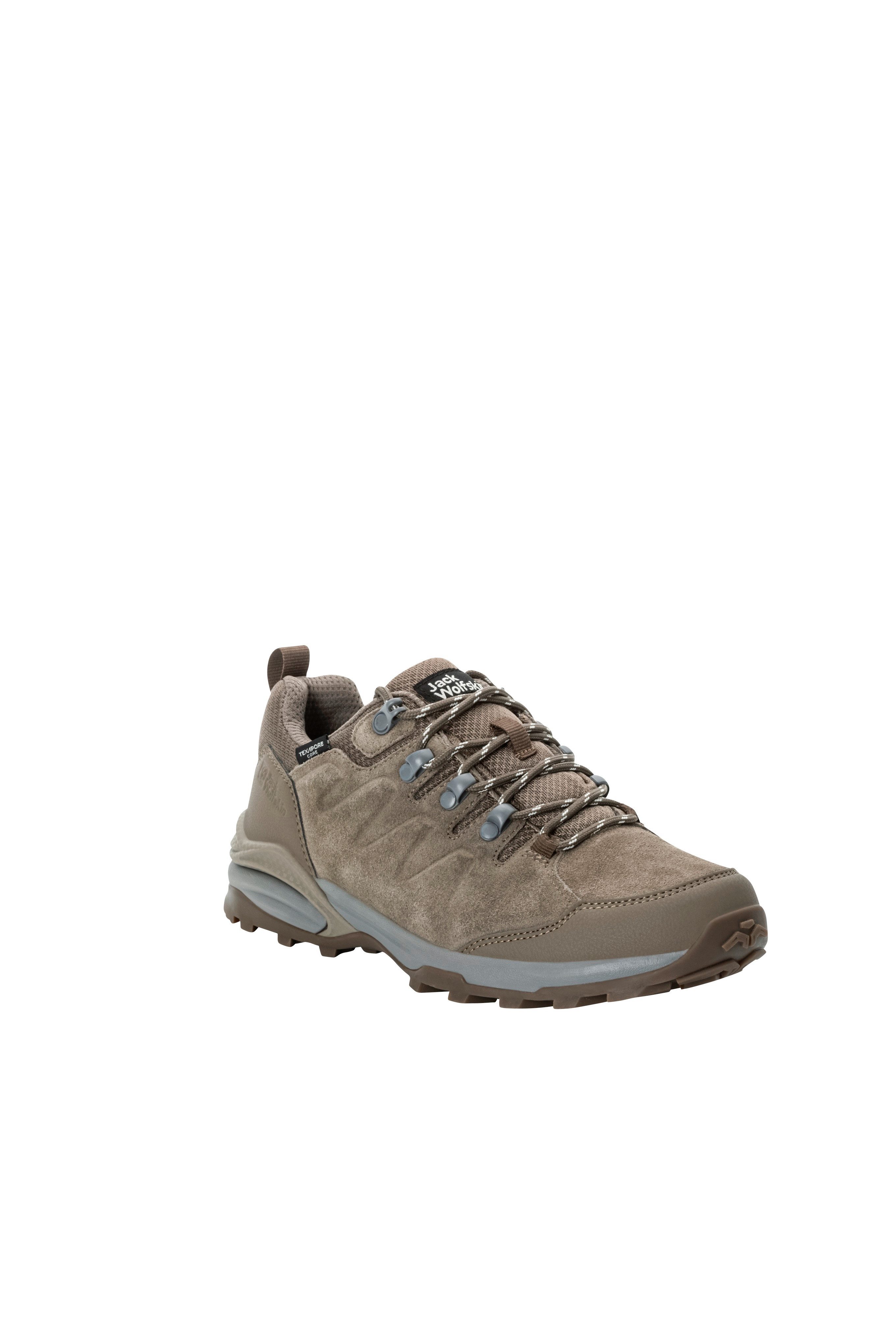 Bild von Jack Wolfskin REFUGIO TEXAPORE LOW W Wanderschuh Wasserdicht, braun, 42,5 EU, chestnut