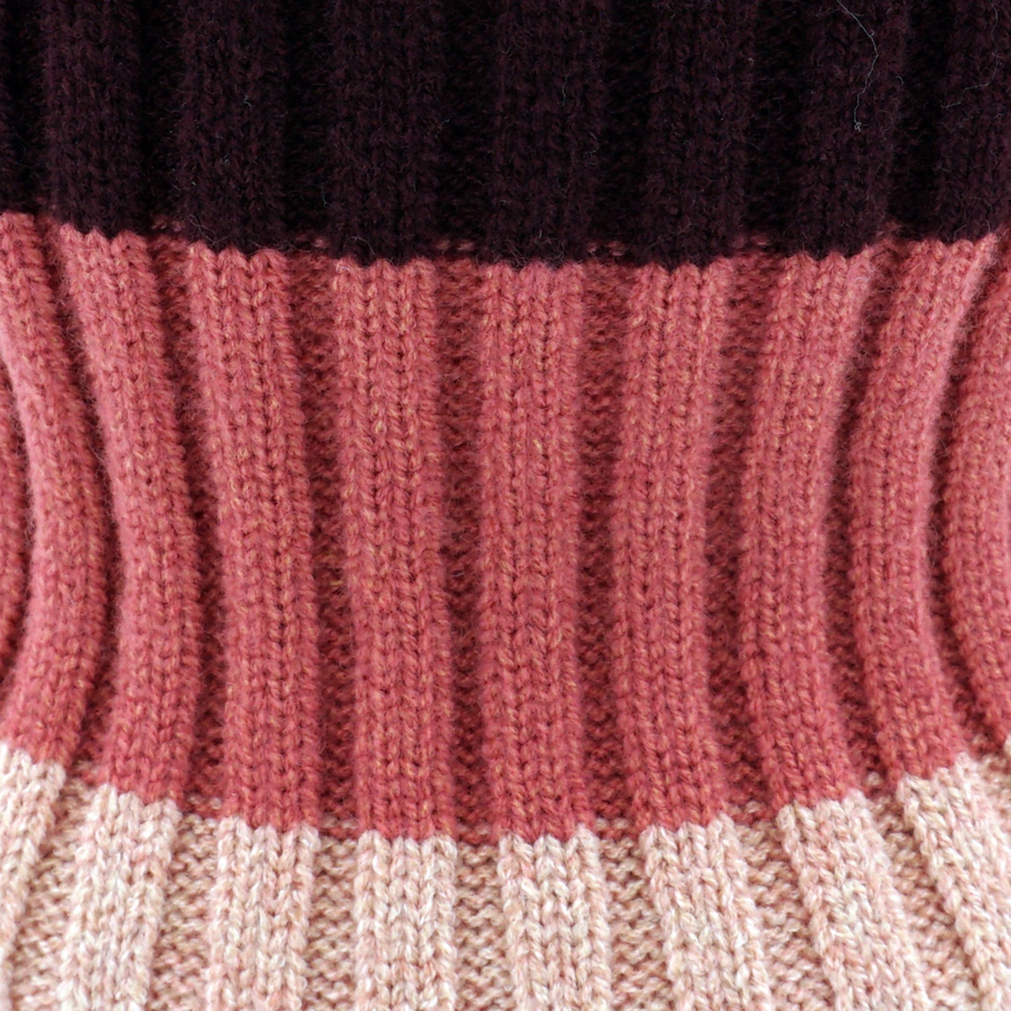 MAXIMO Loop, Materialmix, gefüttert, wärmend, Rippstruktur, bequem, weich