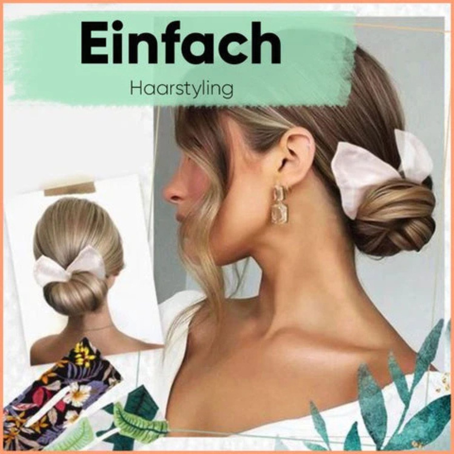 Dilara Haarband Haarfliege für stilvolle Frisuren – Elegante Haar Schleife in 6 Farben, Größe: 35 x 10 x 0,2 cm, Stilvoll gesteckt in Sekunden – für elegante Dutts & Hochsteckfrisuren