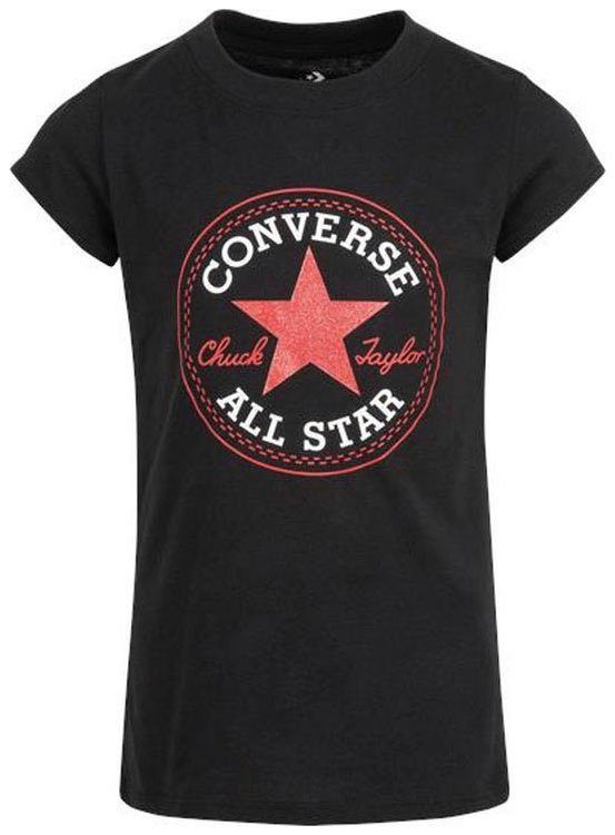 Verkaufsfläche Kurzarmshirt Kinder für Converse - black(white)