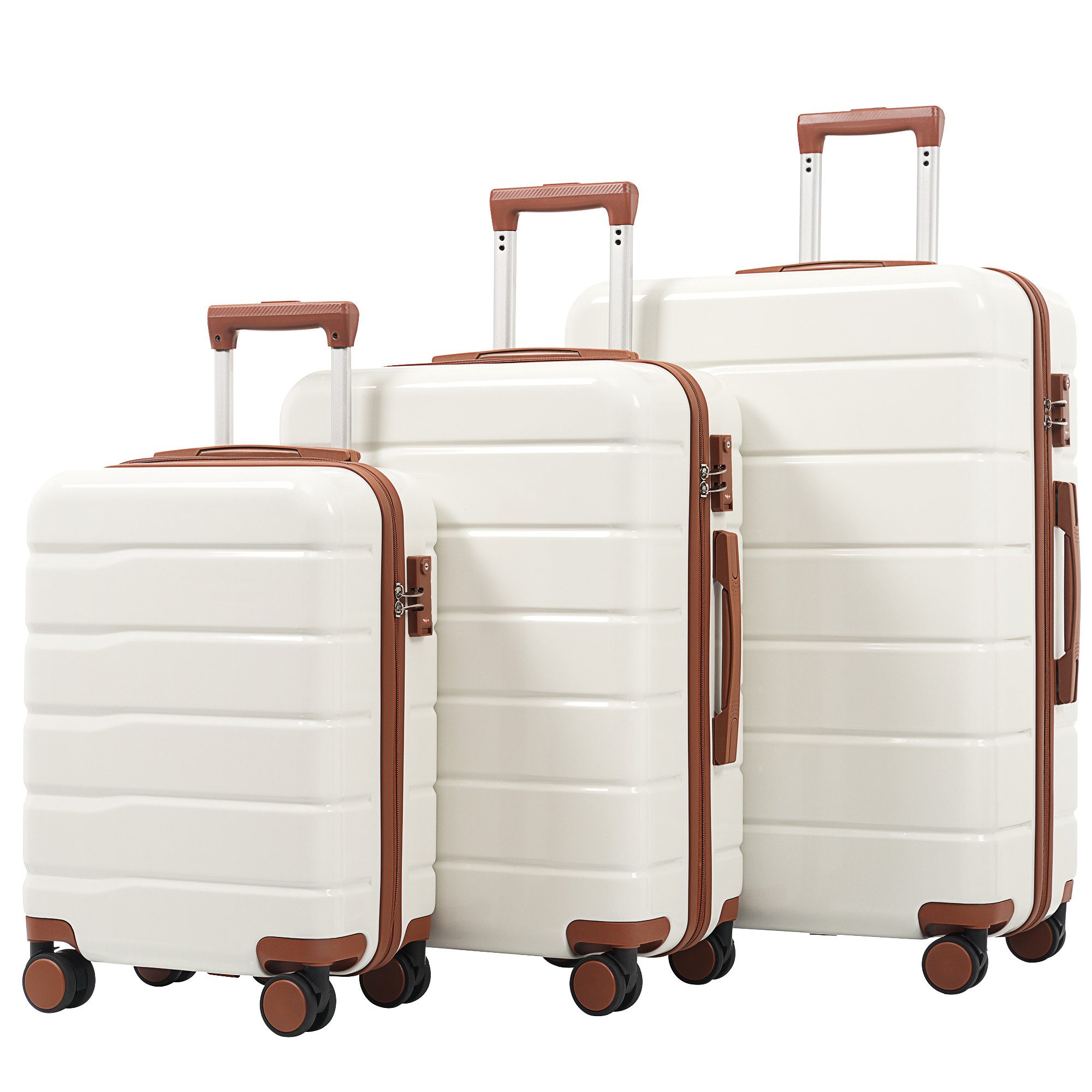 Flieks Trolleyset, 4 Rollen, (Set, 3 günstig online kaufen