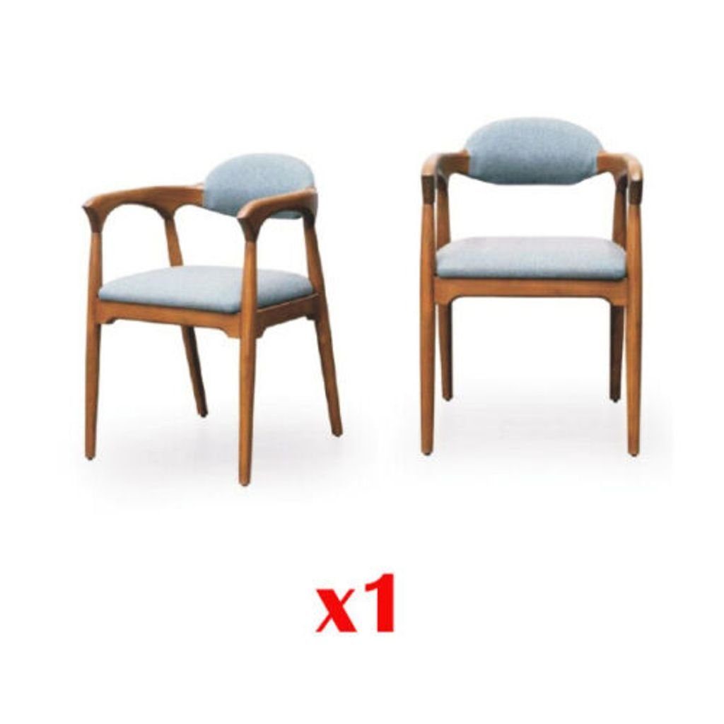 JVmoebel Loungesessel, 1x Designer Stuhl Polster Esszimmer Sitz Lehn Garnitur Stühle Set