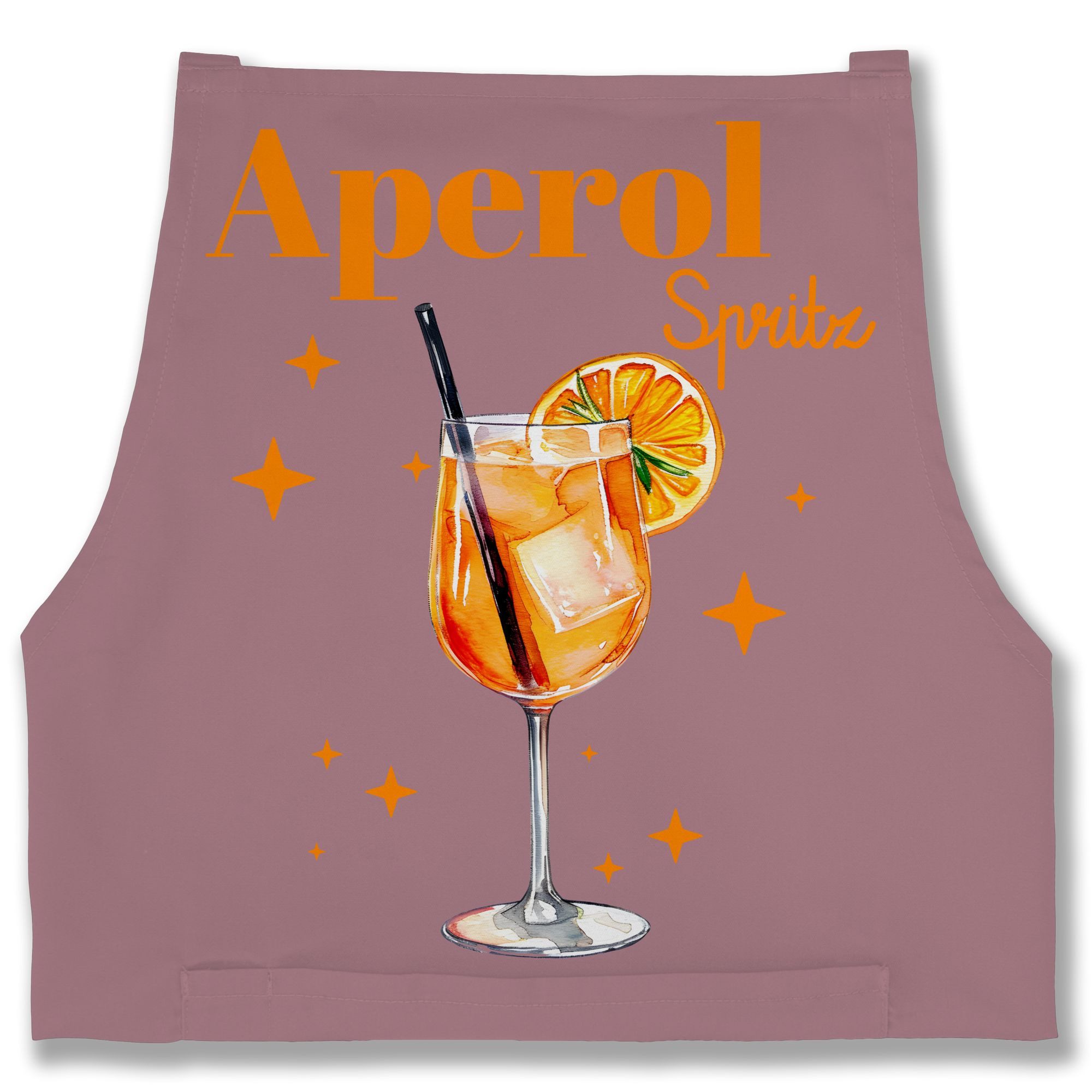 Shirtracer Kochschürze Aperol Spritz Kostüm Aperoli Aperollin Freundin Spritztour, (1-tlg), Karneval & Fasching