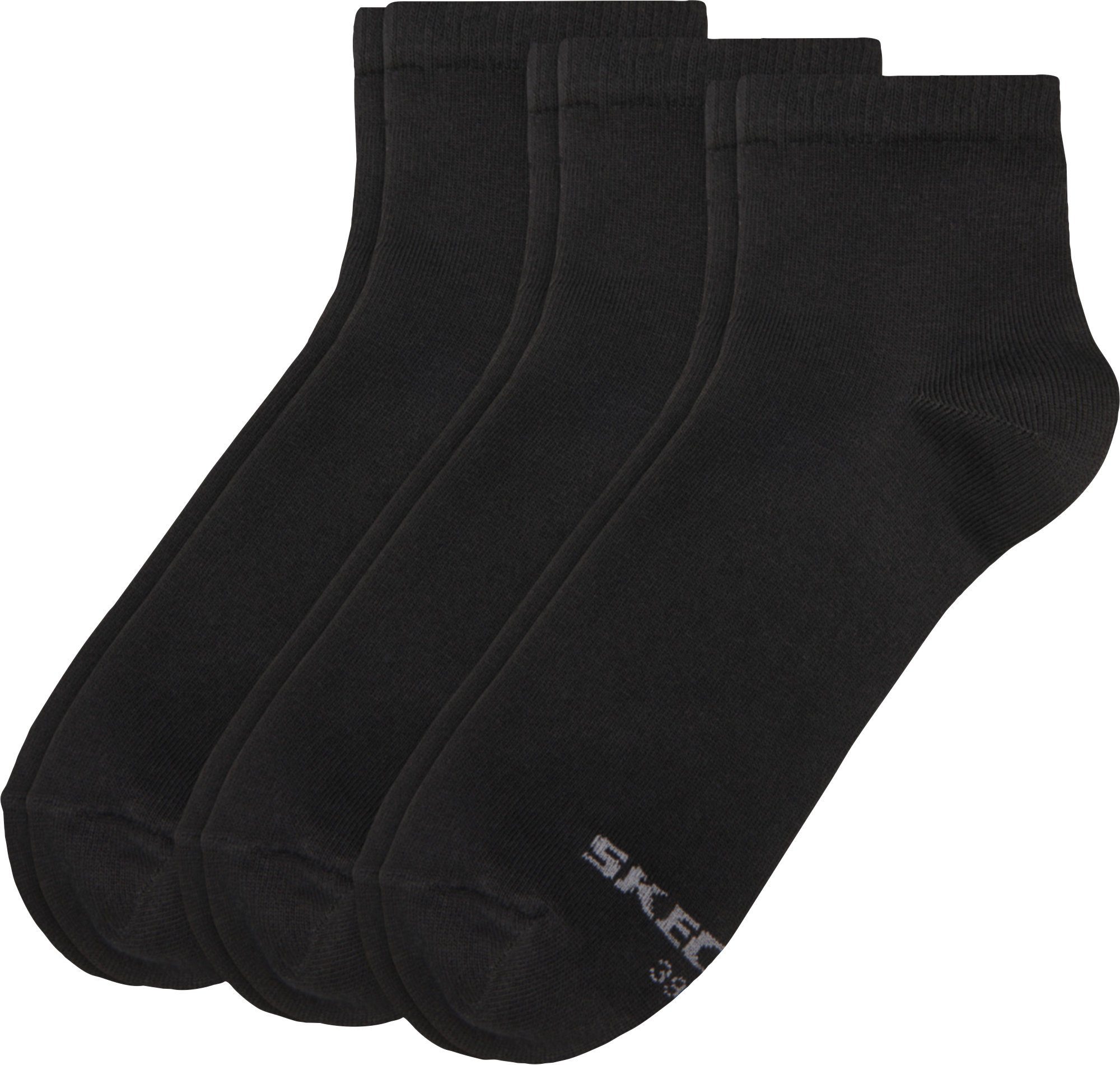 Skechers Socken Herren-Kurzsocken 3 Paar Uni