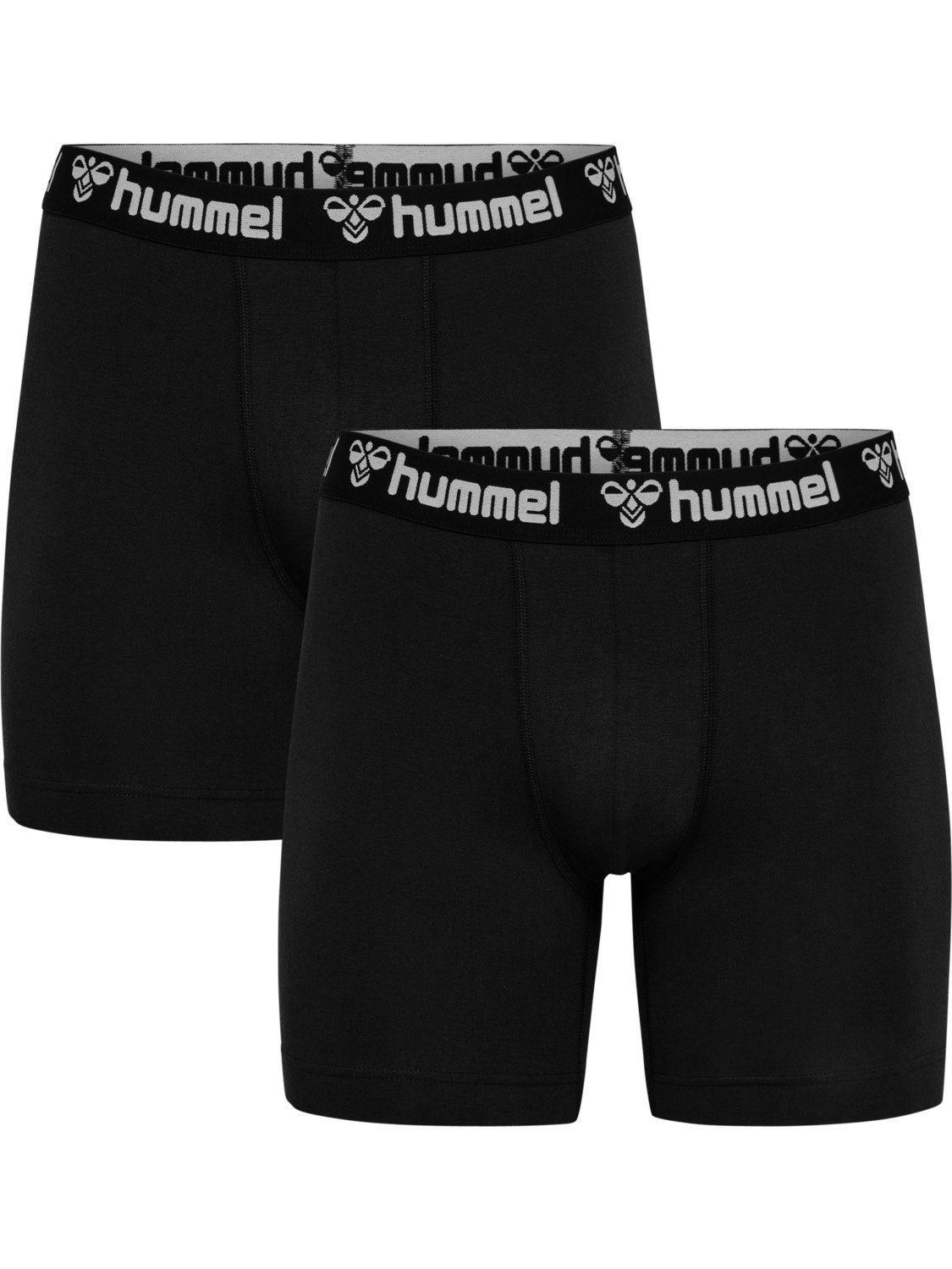 hummel Boxershorts 2-er Pack Retro Boxershorts Trunks Set Unterwäsche HMLBOXERS (2-St) 5847 in Schwarz | Boxershorts