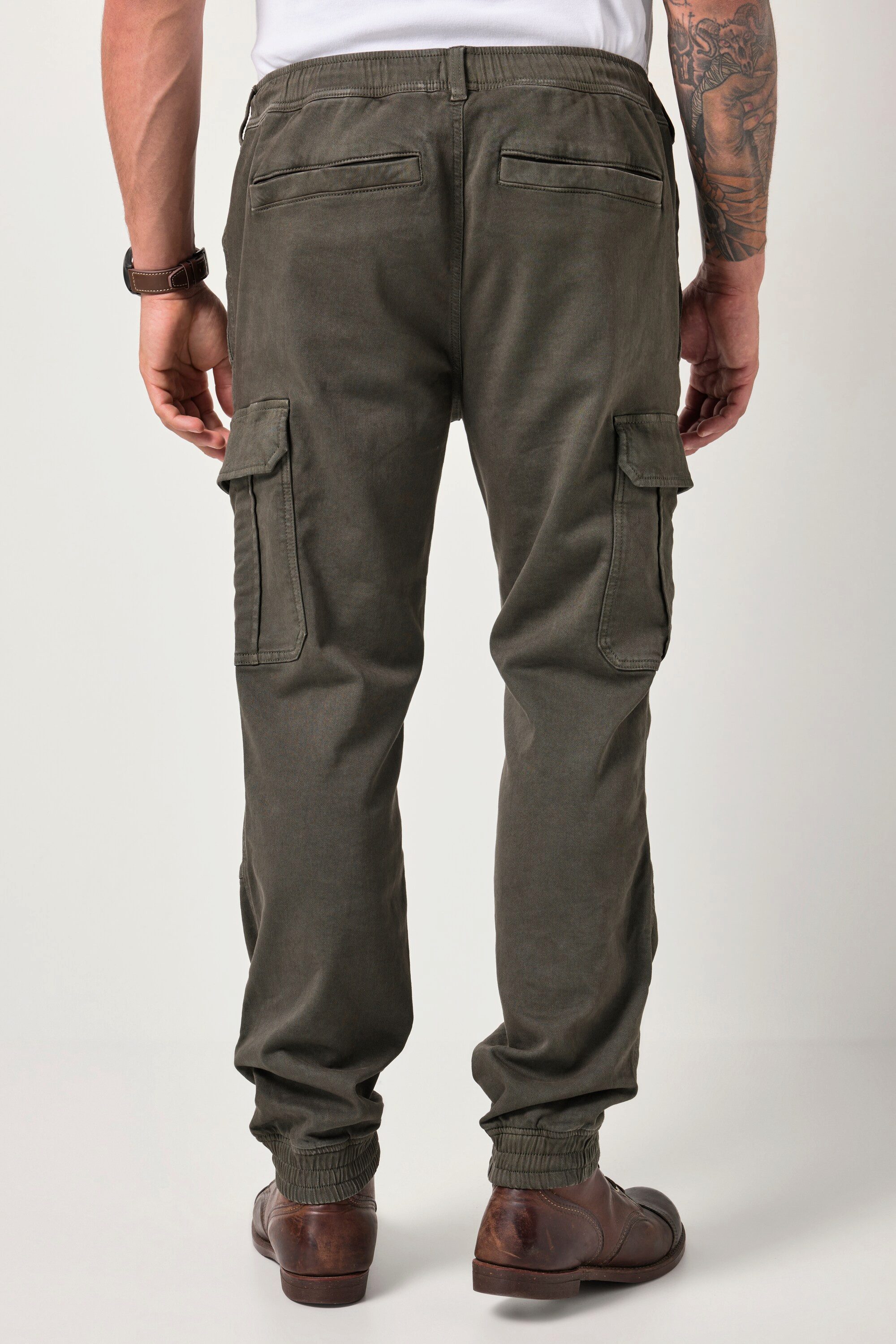 JP1880 Cargohose Cargohose FLEXNAMIC® viele Taschen Straight Fit