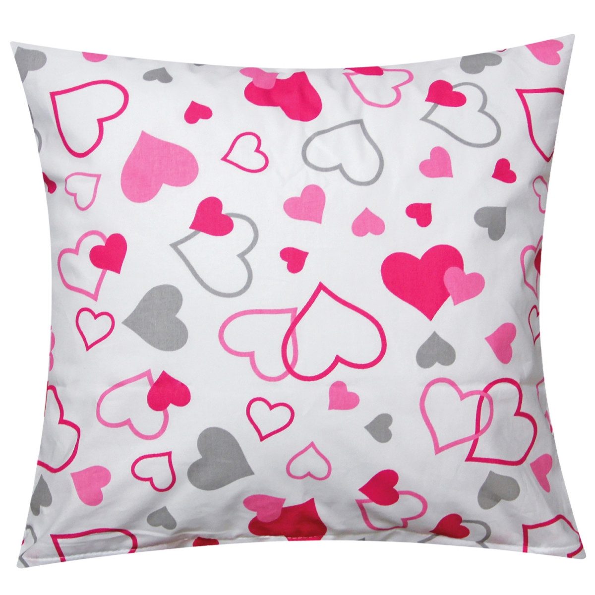 Heubergshop Kissenbezug, (1 Stück), 40x40cm Herzen 100% Baumwolle Kissenhül günstig online kaufen