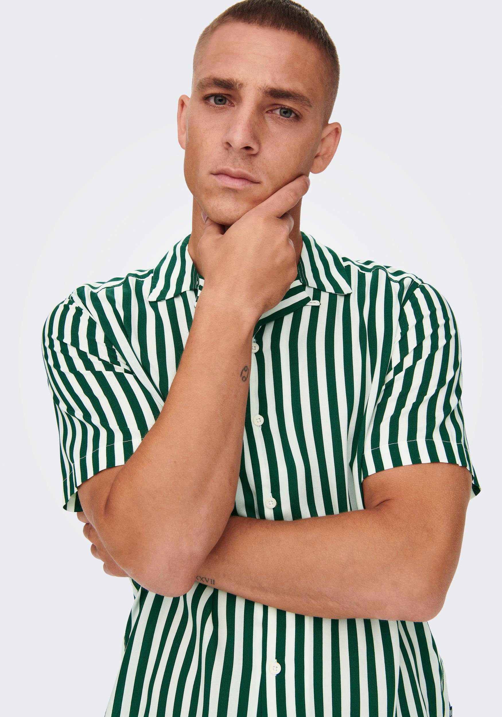 ONLY & SONS Kurzarmhemd ONSWAYNE LIFE günstig online kaufen
