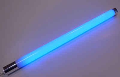 XENON LED Wandleuchte 9980 LED VISION Stab 9 Watt 1000 Lm 63cm IP20 Kunststoff Röhre blau, LED, Xenon / Blau