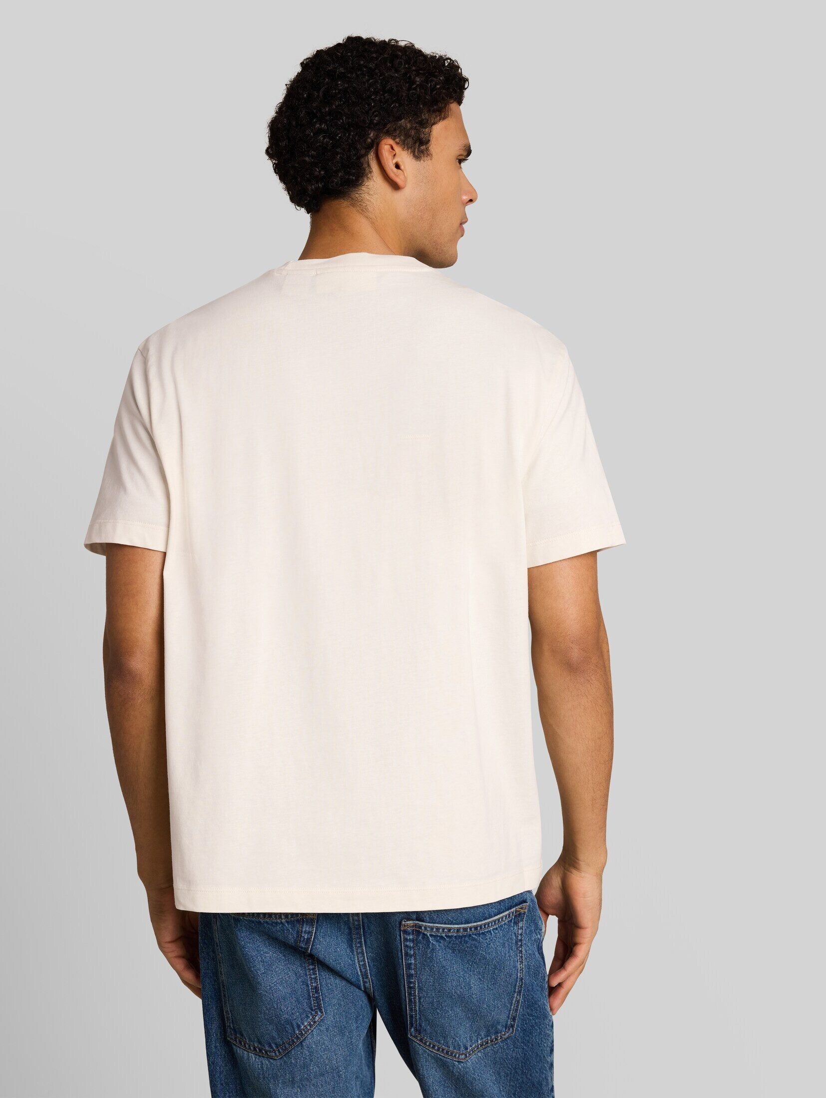 TOM TAILOR Denim T-Shirt T-Shirt (im Einserpack) Relaxed Fit T-Shirt mit Snoopy-Print