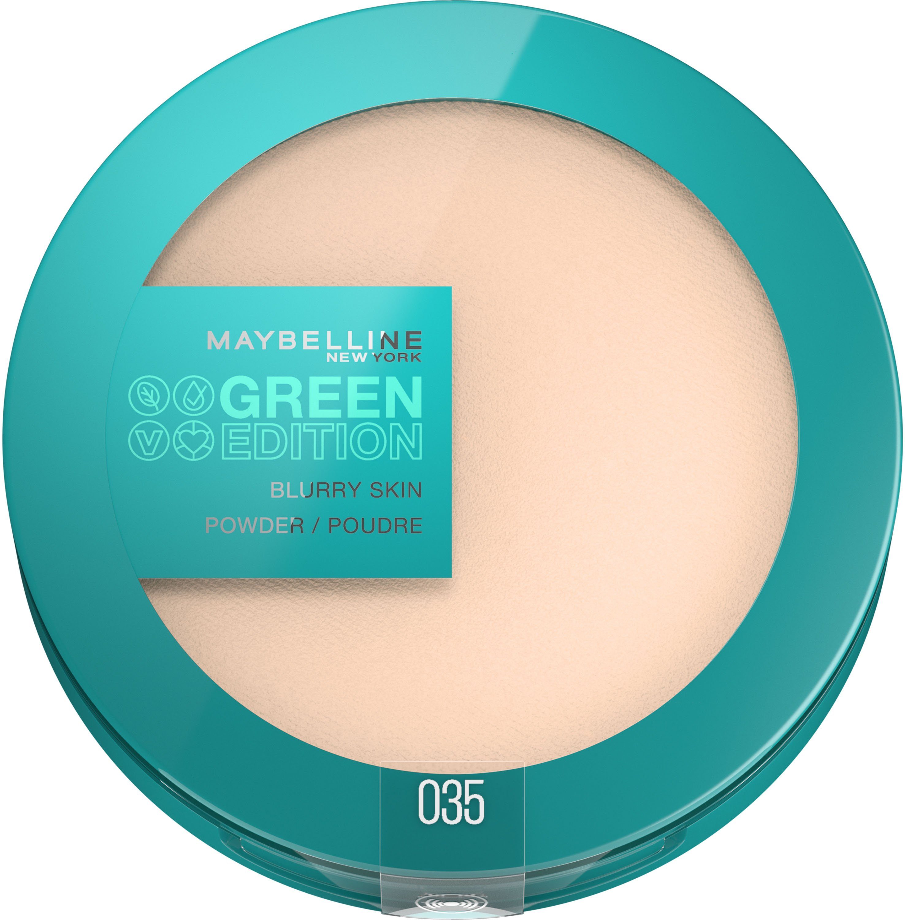 Green POWDER MAYBELLINE YORK NEW 35 ED Puder Edition Puder GREEN